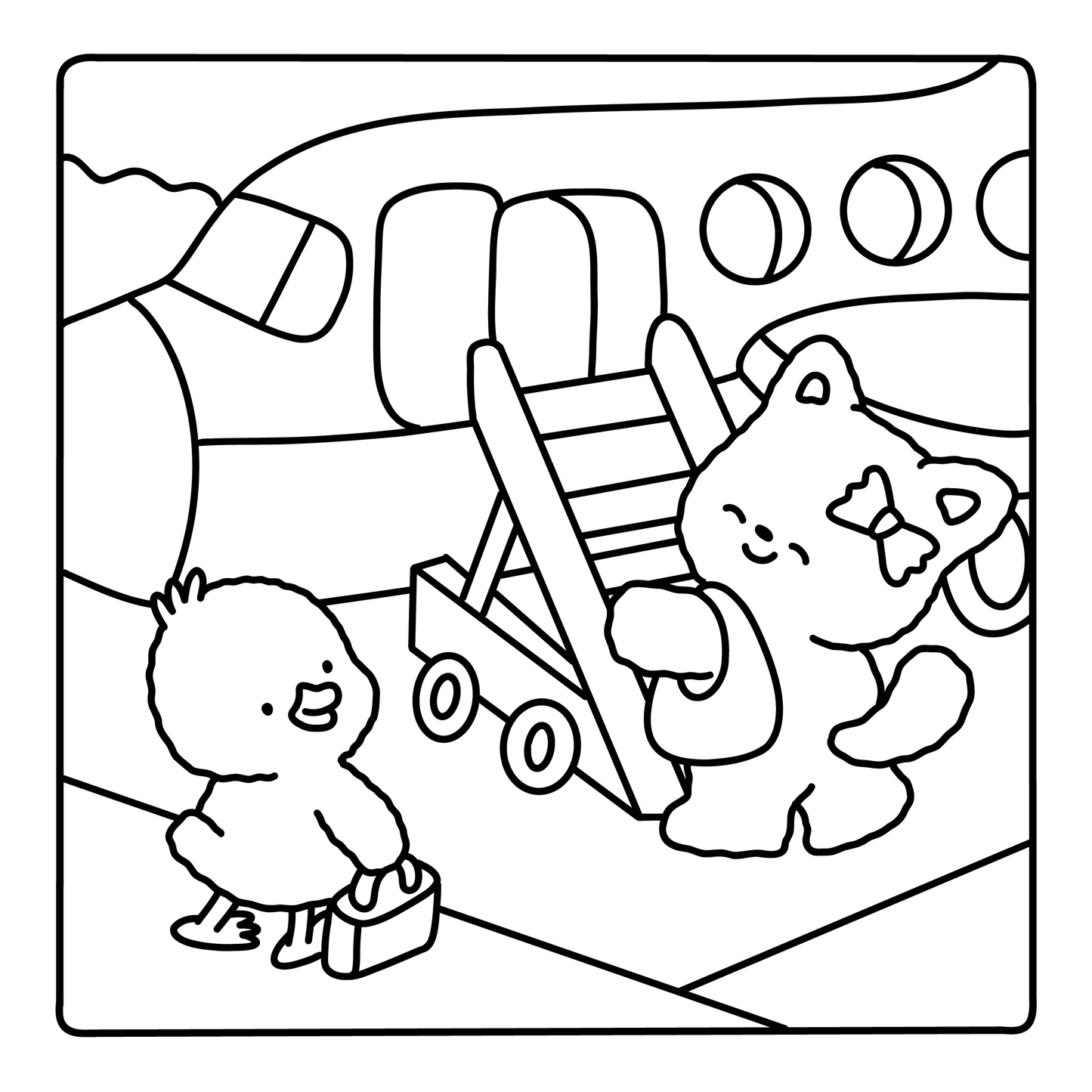 Cuddly Friends on Holiday